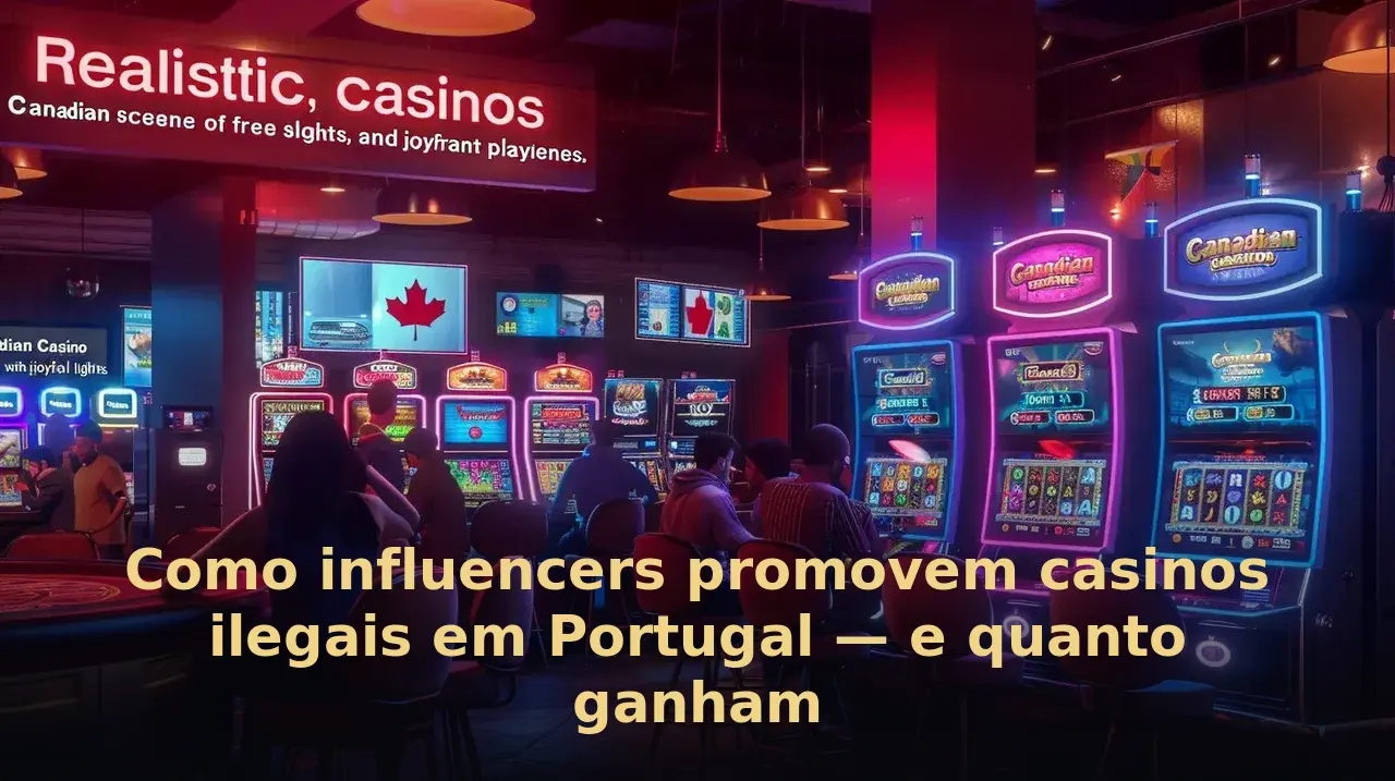 Como influencers promovem casinos ilegais em Portugal — e quanto ganham